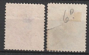 Canada Small Queen #46 & 47 Fillers (1069)