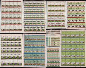 TUVALU Cars Automobiles Sheets x 8 MNH(400 Stamps)(BLK32)