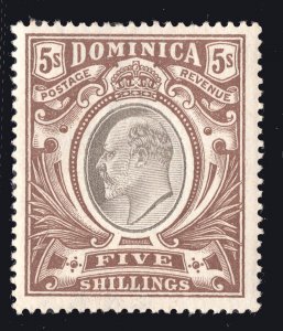 MOMEN: DOMINICA SG #36 1903-07 CROWN CC MINT OG NH £110++ LOT #67025*