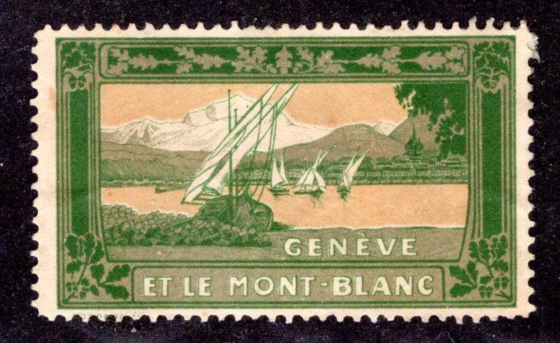 Geneva, Switzerland and Mont Blanc - Used