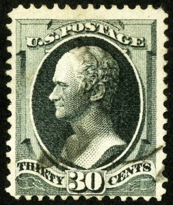 US Stamps # 154 Used F Fresh Scott Value $275.00 