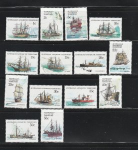 Australian Antarctic Territory L37-L48, L50-L51 MH Ships