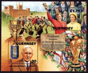 Guernsey 1998,   150 Years of Football MNH Sheet # 635