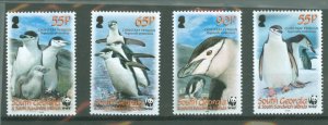 South Georgia #367-370 Mint (NH) Single (Complete Set) (Wildlife) (Wwf)