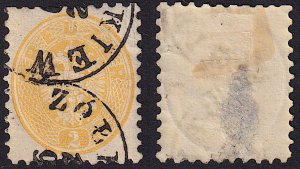 Austria - 1864 - Scott #22 - used - ZOLKIEW pmk Poland