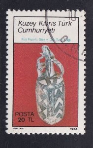 Cyprus  Turkish   #184   cancelled  1986  Anatolian artefacts 20 l