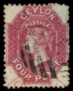 Ceylon Sc #50, Used.  VF.  SCV $130.00