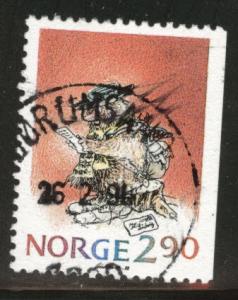 Norway Scott 936 used 1988 stamp