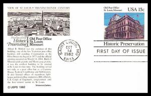 #UX97 Old Post Office-  Post Card - Aristocrats Cachet 18EV