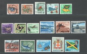 JAMAICA #217-232  Used  VF   CV $7.95   ....   3080167