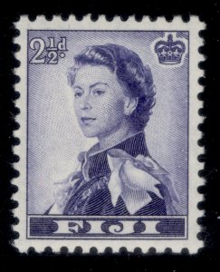 FIJI QEII SG284, 2½d blue & violet, LH MINT.