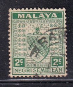 Malaya Negri Sembilan 1935 Sc 22 2c green Used