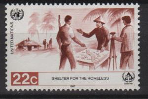 United Nations 1987 - Scott 495 MNH - Shelter for Homeless