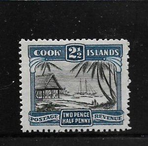 COOK ISLANDS,119, MINT HINGED, BEACH