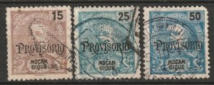 Mozambique 1902 Sc 94-6 partial set used