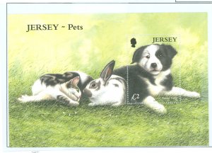 Jersey #1098 Mint (NH) Souvenir Sheet (Cat)