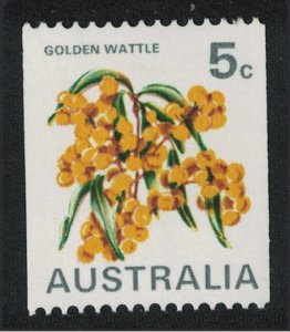 Australia Golden Wattle 5c Coil stamp Ordinary paper 1973 MNH SG#467