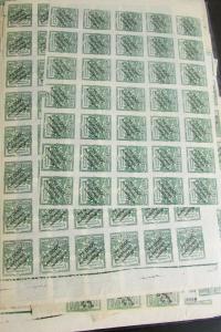 Georgia Stamps # B3 Stamp Hoard of 4,800 Scott Value $3,600.00