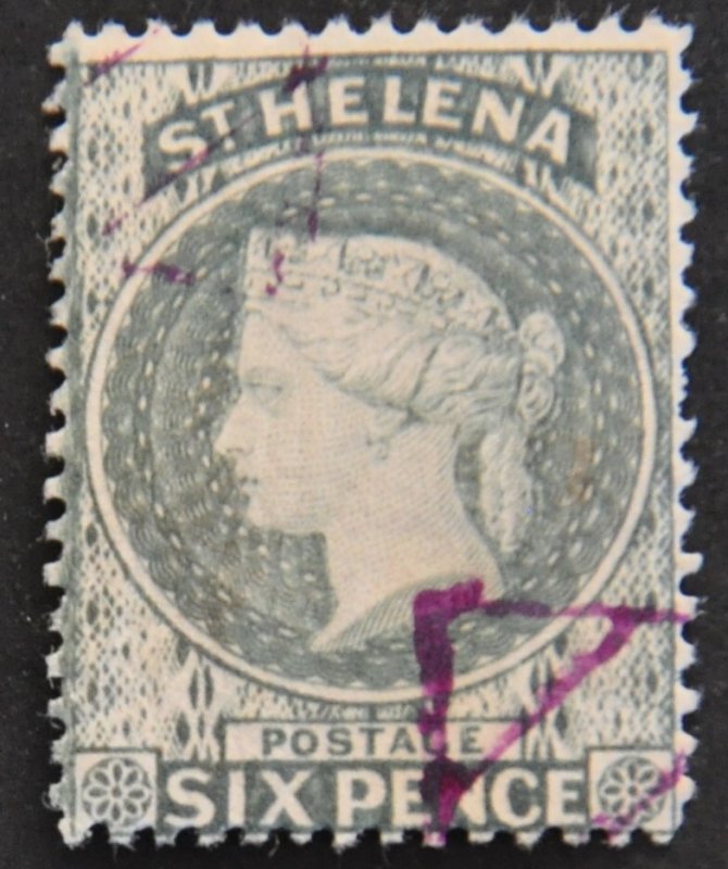 DYNAMITE Stamps: St. Helena Scott #7 – USED