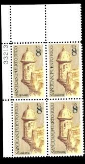 US Stamp #1437 MNH - Puerto Rico - Plate Block of 4