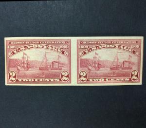 US #373 IMPERF PAIR MINT OG NH VF $80 LOT #5648