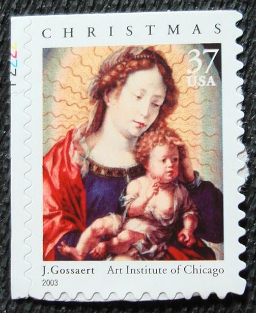 US #3820 MNH Booklet Single, Christmas, SCV $.75 L12 