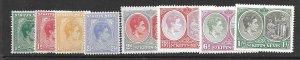 St Kitts/Nevis 79-86  1938   short set - unused 