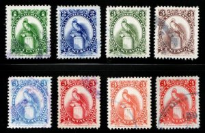 Guatemala #434-441 used