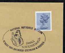 Postmark - Great Britain 1981 cover for National Butterfl...