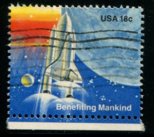 1917 18c Space Achievement, used