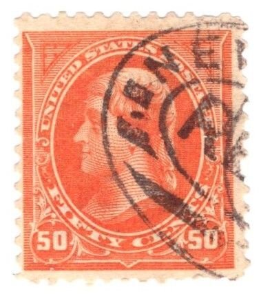 United States Scott #260 USED LC NH NG Pencil note on rear Nice stamp!