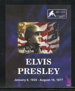 NEVER BEFORE OFFERED GRENADA 2023 ELVIS PRESLEY IMPERF S/SHEET MINT NEVER HINGED