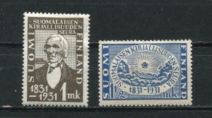 Finland 1931 Mi 162-3 CV 35 euro MH 6040