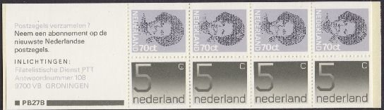 621a Queen Beatrix Booklet MNH
