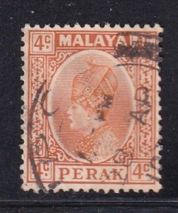 Malaya Perak 1935 Sc 71 4c Used