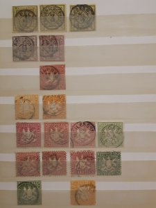 Wurttemberg Old Germany XIX c. # Stamped lot as per photos