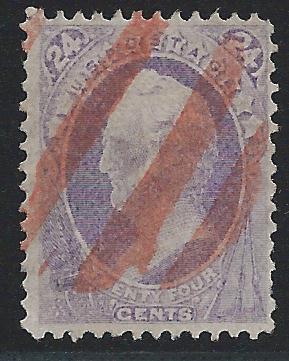 Scott 153, Used, 1870-1 National Banknote Issue Without G...