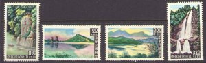 REPUBLIC OF CHINA Taiwan 1961  Sc 1323-1326  MNH VF Lakes Water Falls