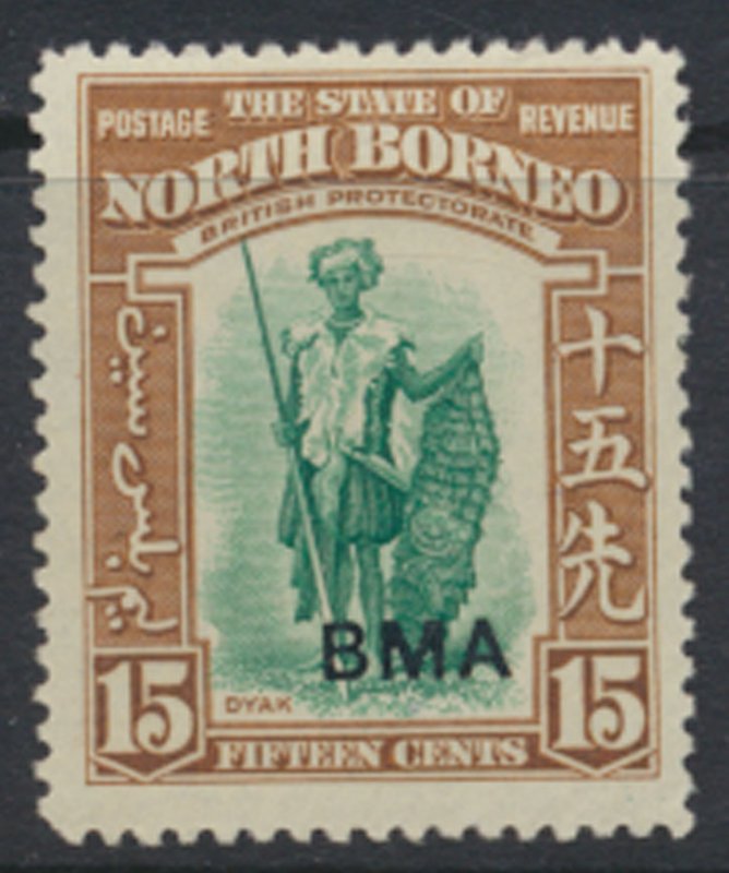 North Borneo  SG 328 SC# 216 MLH    Opt BMA  See scans / details