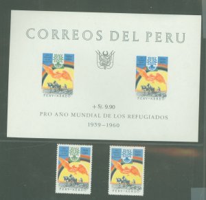 Peru #C163-C164A  Single (Complete Set)