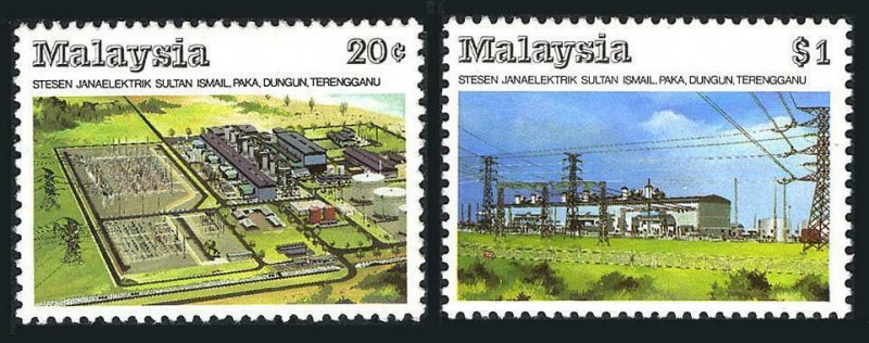 Malaysia 377-378,MNH.Michel 378-379. Sultan Ismail Power Station,1988.