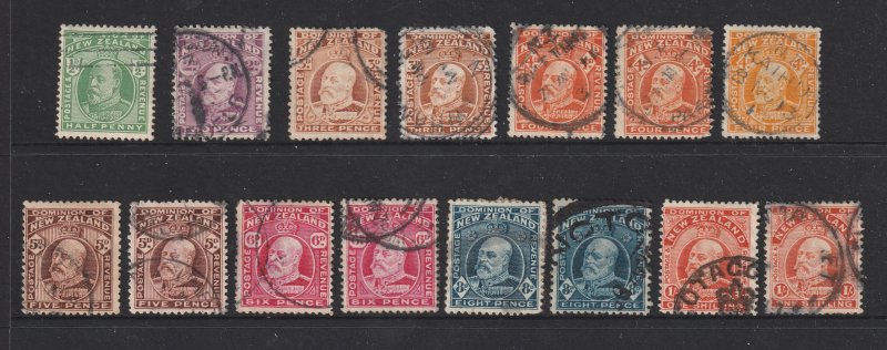 New Zealand an unsorted small lot of used Edwards