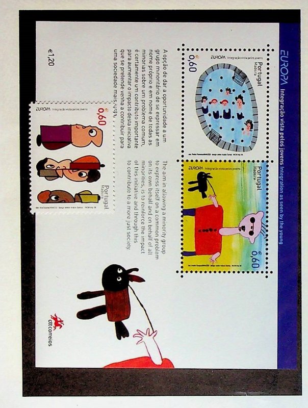 Portugal - Madeira Sc 250-1 MNH SET of 2006 - Europa - Childern drawings - HS09