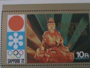 HUNGARY-1972- 11TH WINTER OLYMPIC-SAPPORO'72 JAPAN MNH-S/S-VF-LAST ONE