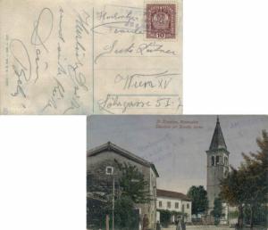 Austria Soldier's Free Mail 1918 K.u.K. Feldpostamt 530 Feldpostcard to Roder...