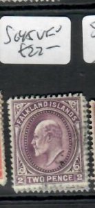 FALKLAND ISLANDS KE  2D    SG 45    VFU   PPO703H