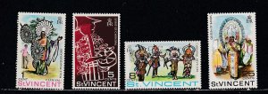 St.Vincent MNH 264-7 Carnival Celebration 1969