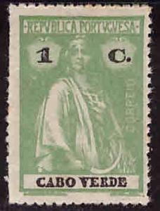 Cape Verde Scott 165 MH* Ceres stamp