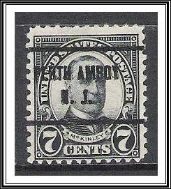 US Precancel #639 Perth Amboy NJ Used