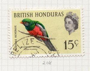 British Honduras 1962 Issue Fine Used 15c. Birds NW-207868